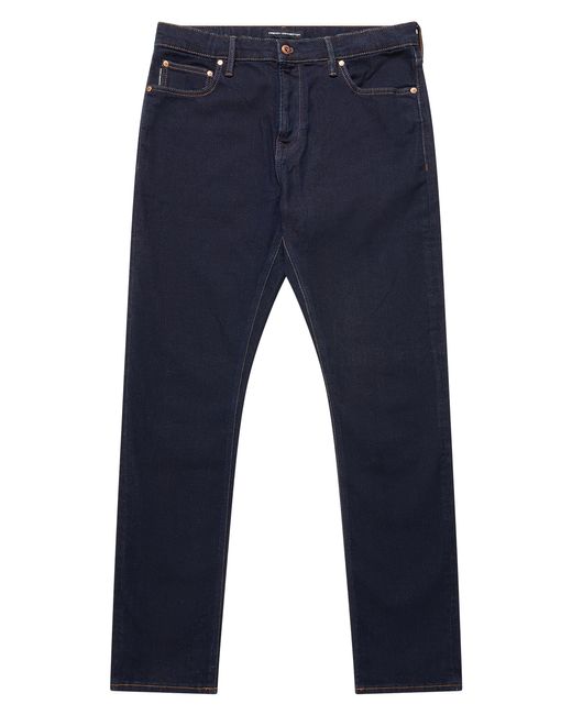 French Connection Blue Zip-fly Ankle Jeans for men