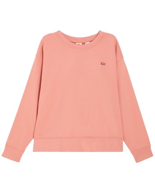 Levi's Pink Plus Size Standard Crew Sweatshirt