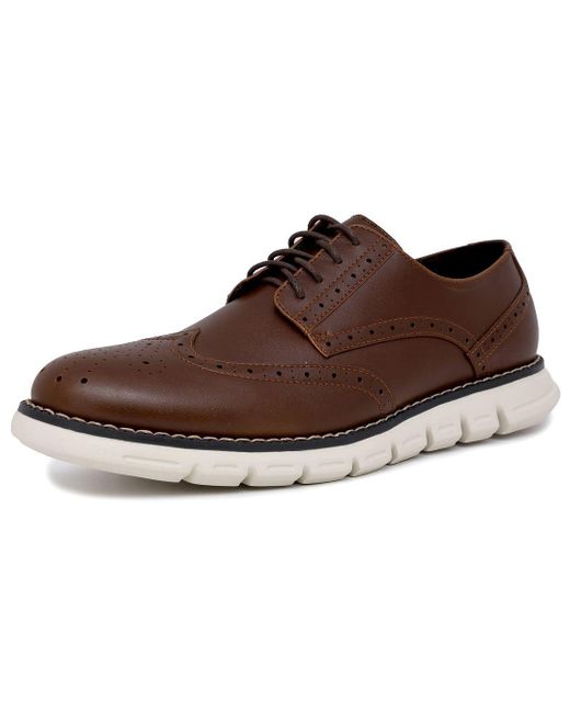 Nautica Sneaker Wingdeck Oxford Shoe Fashion Sneaker in Brown für Herren