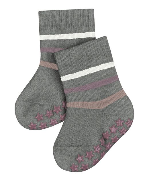 Multi Stripe B HP cotone con suola in gomma 1 paio di Falke in Gray