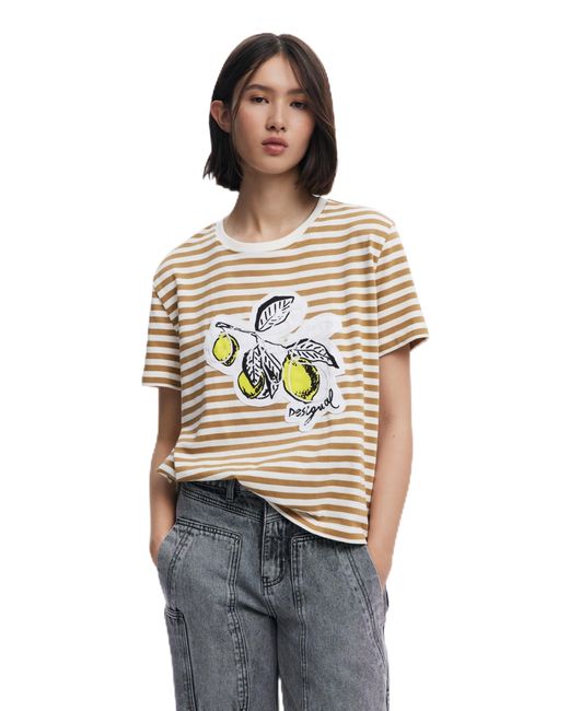 Desigual Ts_lemon in het White