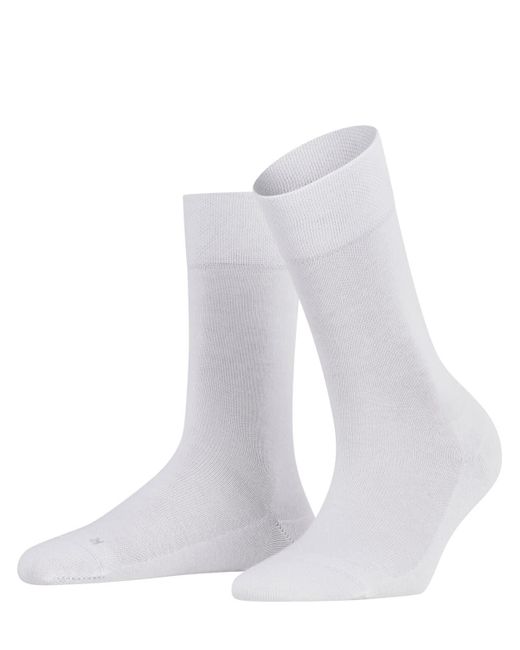 Falke White Sensitive London W So Cotton With Soft Tops 1 Pair Socks