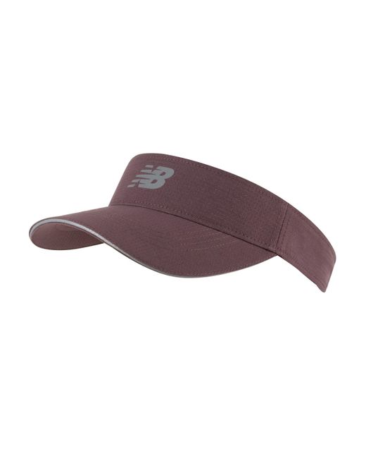 New Balance Purple , , Performance Visor, Stylish And Functional For Casual And Athletic Wear, One Size, Licorice