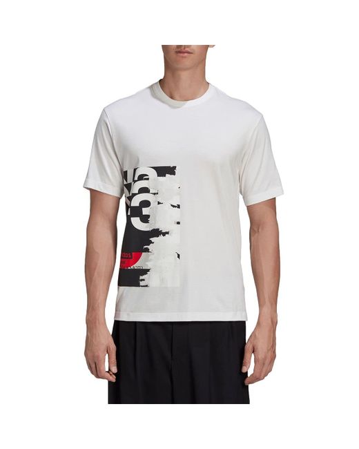 Adidas Y-3 CH1 Graphic T-Shirt Farbe: Weiß; Größe: XL in White für Herren