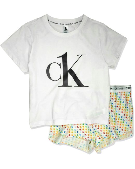Calvin Klein Ck One Pride Print Pj Set in White - Save 60% - Lyst