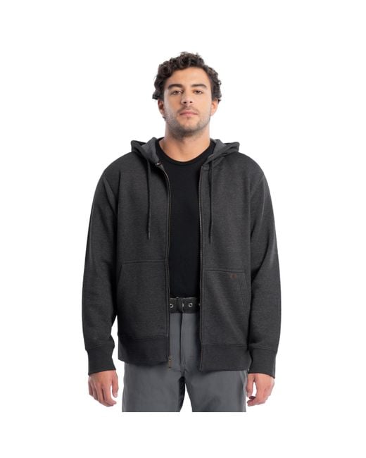 Wrangler Full Zip Hooded Sweatshirt With Front Pouch Pocket in Black for Men Lyst UK