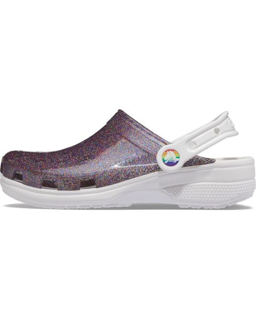 CROCSTM Black Unisex-adult Classic Translucent Clog Clog