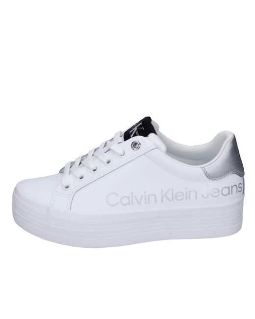 Sneakers Vulcanized Flatform YW0YW00610 Bianco yaf Bright White di Calvin  Klein | Lyst