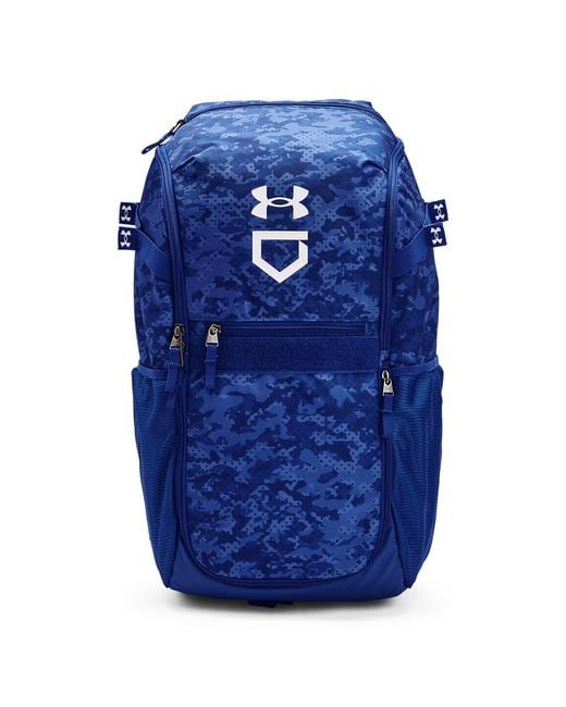 Under Armour Blue Unisex-adult Utility Baseball Backpack Print,