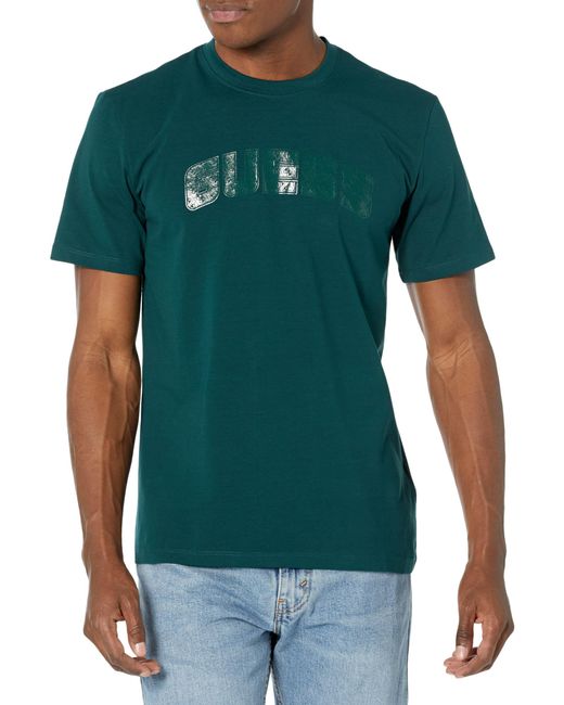 Guess Green Gaston Crew Neck T-shirt for men