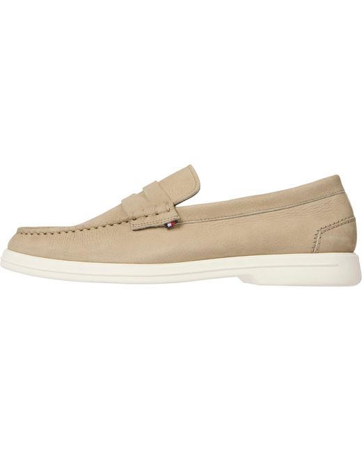 Mocasines Hombre Nubuck de piel Tommy Hilfiger de hombre de color Black