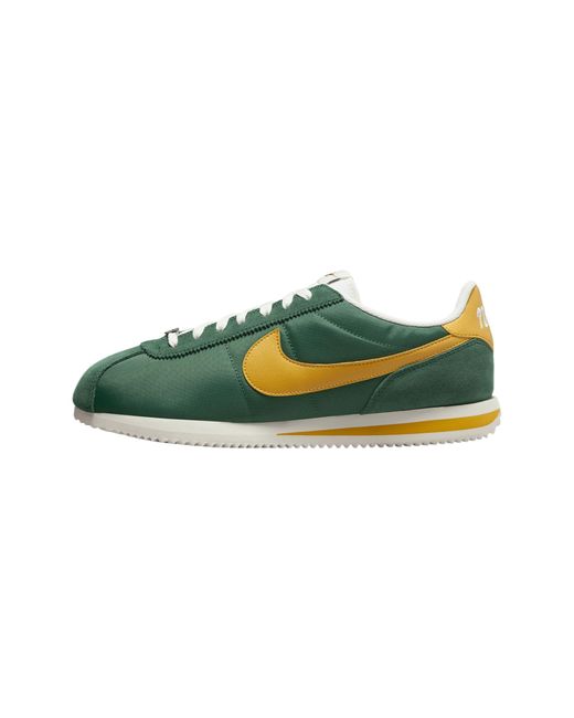 Nike Cortez Textile Shoes in Green for Men Lyst UK