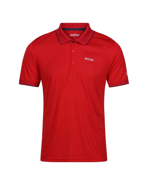 Regatta Green Men's Remex Ii Polo Shirt - Xxl, Red, Xxl for men