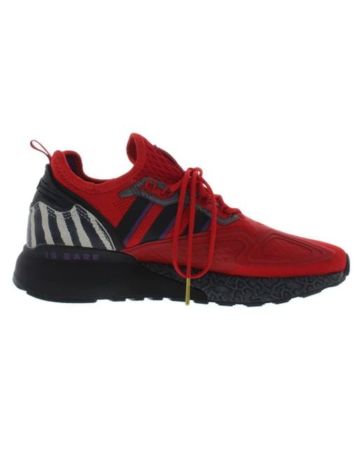 Chaussures unisexe ZX 2K Boost – adidas en coloris Rouge | Lyst