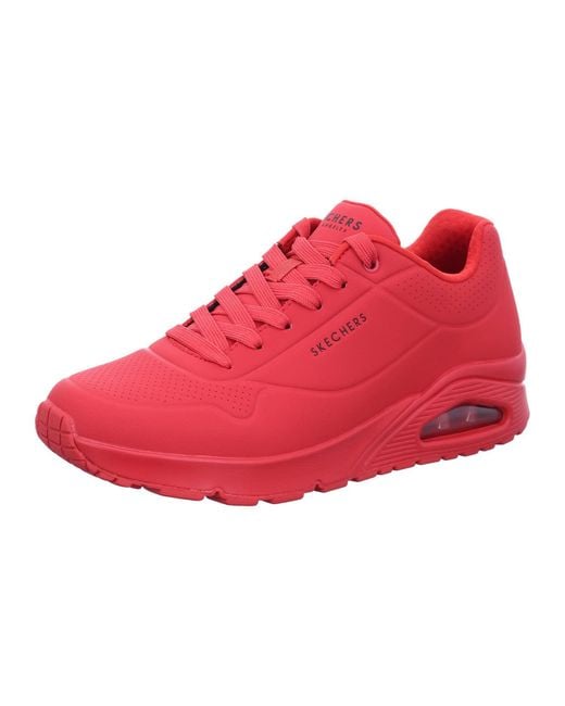 Skechers Red Uno Stand On Air Sneaker for men