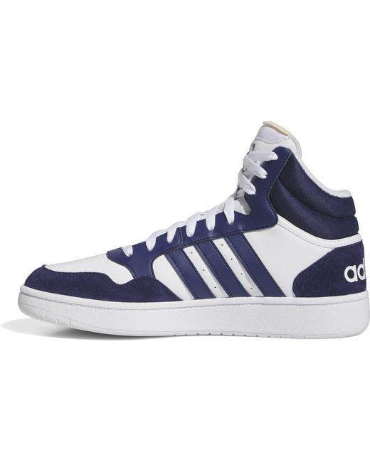 Adidas Blue Hoops 3.0 Mid Classic Vintage Sneaker for men
