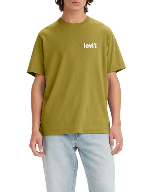 Levi's Green Big & Tall Ss Relaxed Fit Tee