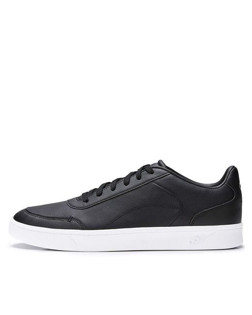 CARE OF by PUMA Black 's Leather Low-top Trainers, for men