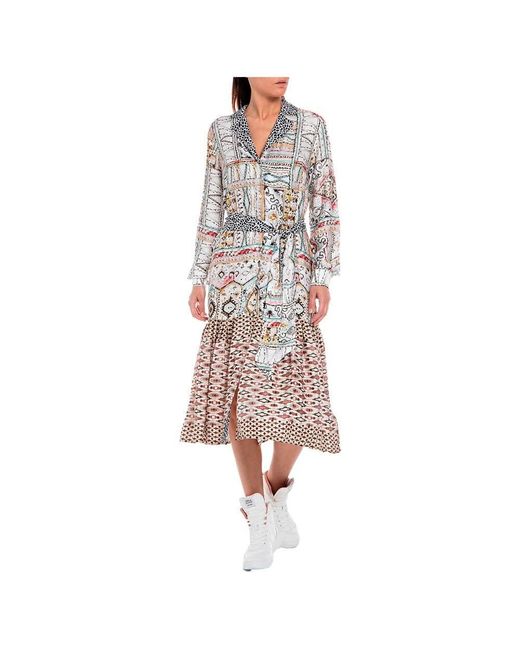 Replay Multicolor W9759 Kleid