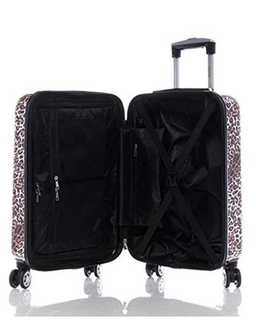 Guess Multicolor Mimsy carry-on luggage, leopard