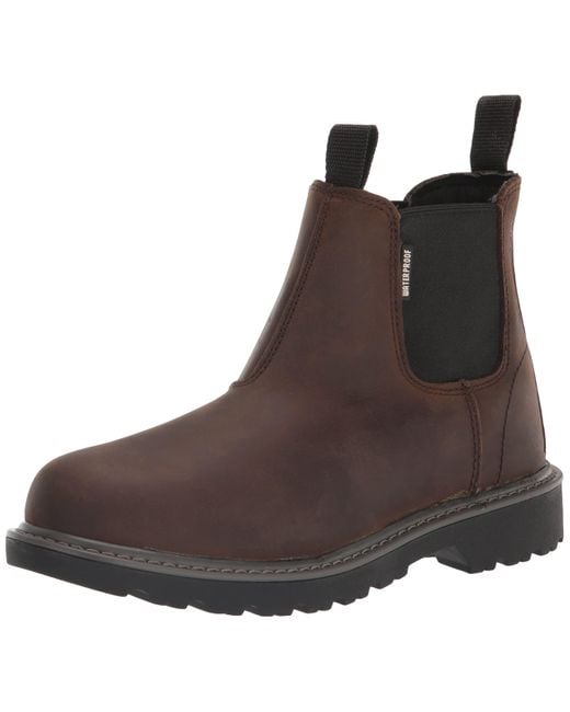 Wolverine Floorhand Romeo Waterproof Chelsea Boot in Brown for Men Lyst