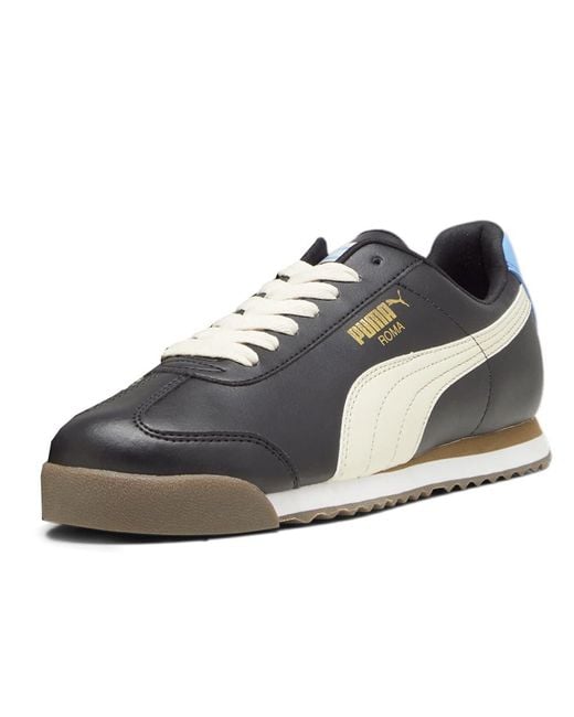 Roma Basic Baskets lacets pour homme Noir PUMA pour homme en