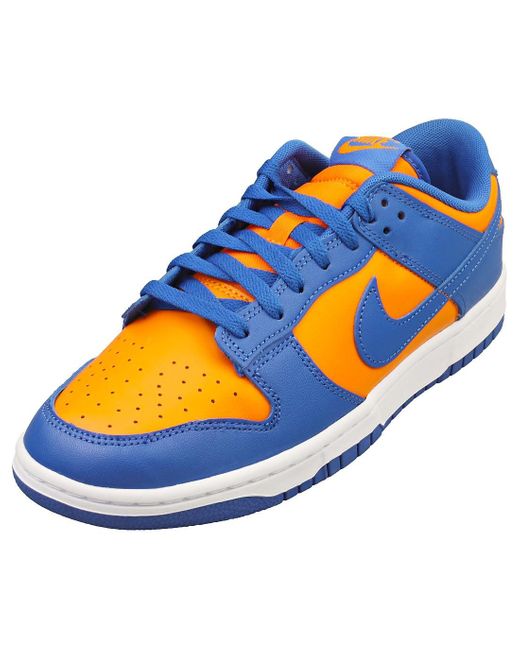 Nike Blue Dunk Low Retro Shoes for men