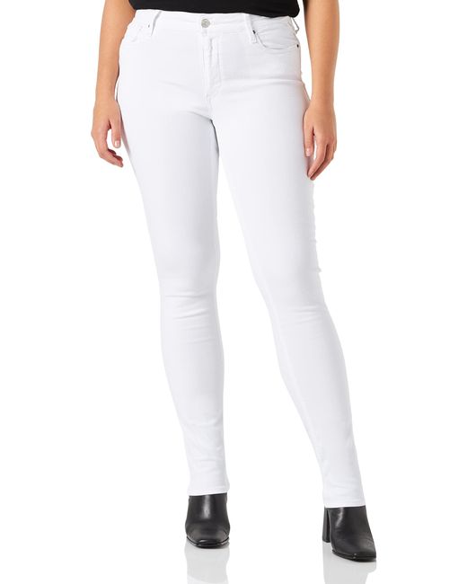 Replay White Jeans Luzien Skinny-Fit Hyperflex Colour X-Lite mit Stretch