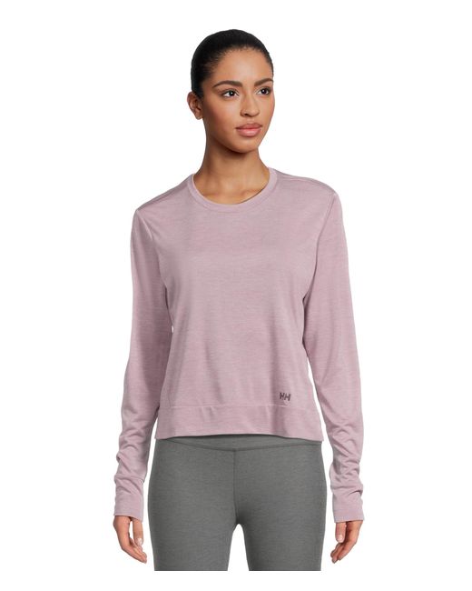 Helly-Hansen Maglia a maniche lunghe da donna Sval di Helly Hansen in Purple