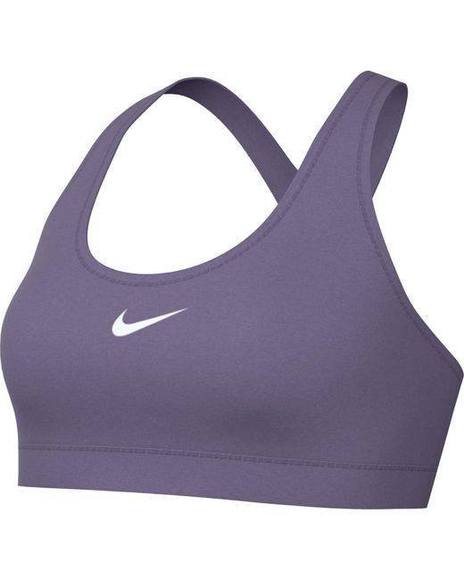 Damen Swsh LGT SPT Bra Soutien-Gorge de Sport Nike en coloris Purple