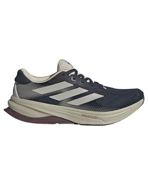 Adidas Blue Supernova Solution 2.0 Running Shoes In Purple for men