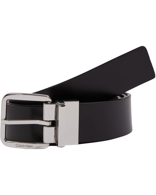 Adj/Rev conciso 35 mm Cinturones Calvin Klein de hombre de color Black