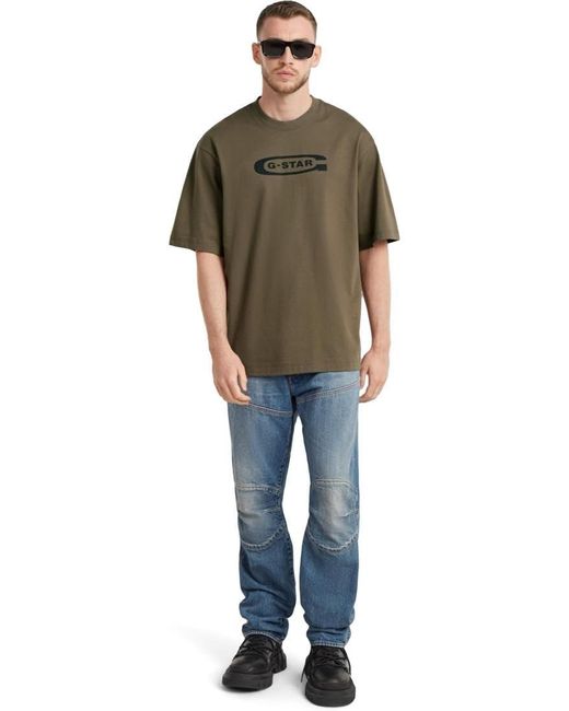 G-Star para Hombre Camiseta Old Skool Logo Boxy G-Star de hombre de color Multicolor