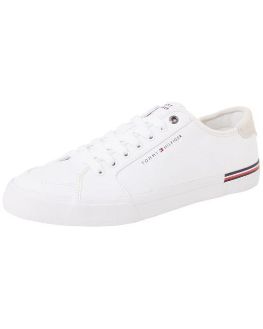 Tommy Hilfiger Vulcanized Sneaker Core Corporate Canvas Low Top in Black für Herren