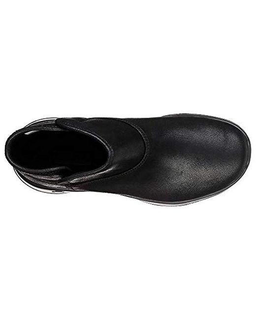 Skechers On The Go Joy Ankle Boots Black Textile Bbk 9