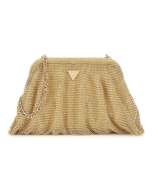 Zalina Frame Clutch Gold Guess en coloris Black