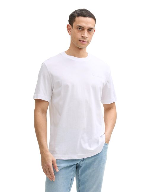 Tom Tailor 1046711 T-Shirt in White für Herren