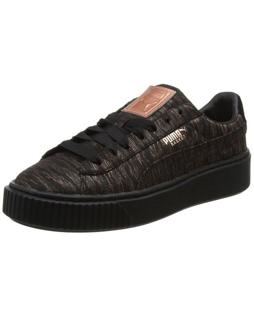 PUMA Velvet Basket Platform Vr Low-top Sneakers in Black Black Black  (Black) - Save 60% - Lyst