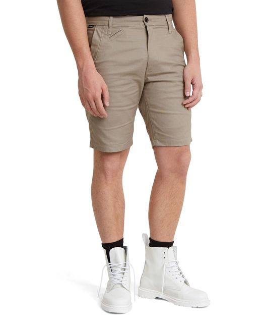 G-Star RAW Natural Bronson 2.0 Slim Chino Shorts for men