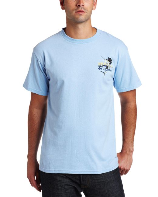 Columbia Blue Reel Paradise Graphic Tee for men