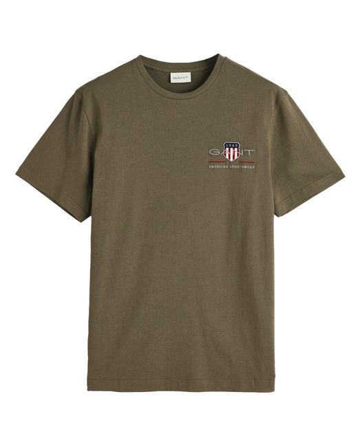 Gant Green Reg Archive Shield Emb Ss T-shirt T-shirt for men