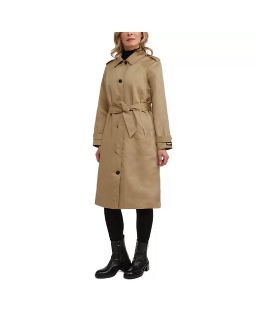 Scotch & Soda Natural Trench Coat – Stylish Raglan Sleeve With Shoulder