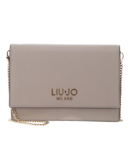 POCHETTE LIU JO AA5221E0033 Pochette comoda e pratica con catena color oro e chiusura patta calamita. Possiede tre scomparti di di Liu Jo in Multicolor
