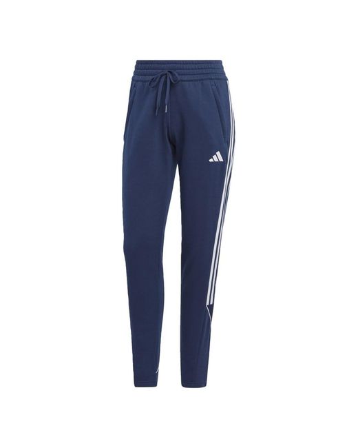 Adidas Blue Tiro 23 League Sweat Tracksuit Bottoms