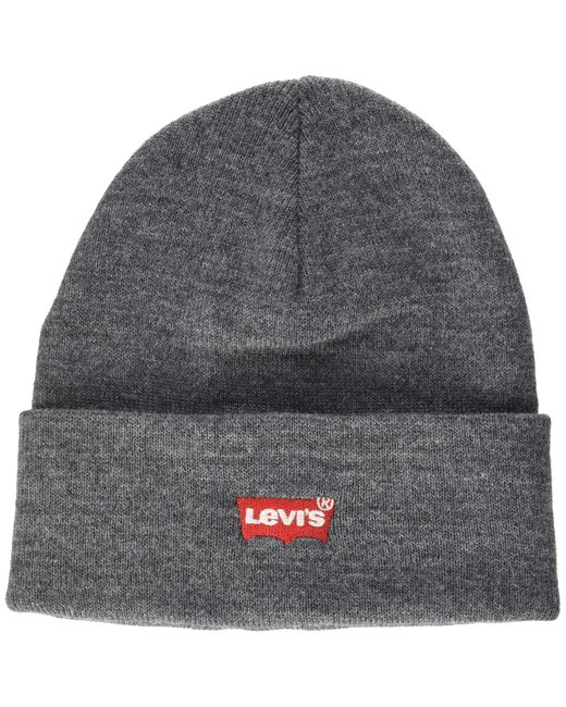 Red Batwing Embroidered Slouchy Beanie Cuffia di Levi's in Grigio per Uomo  - 8% di sconto - Lyst