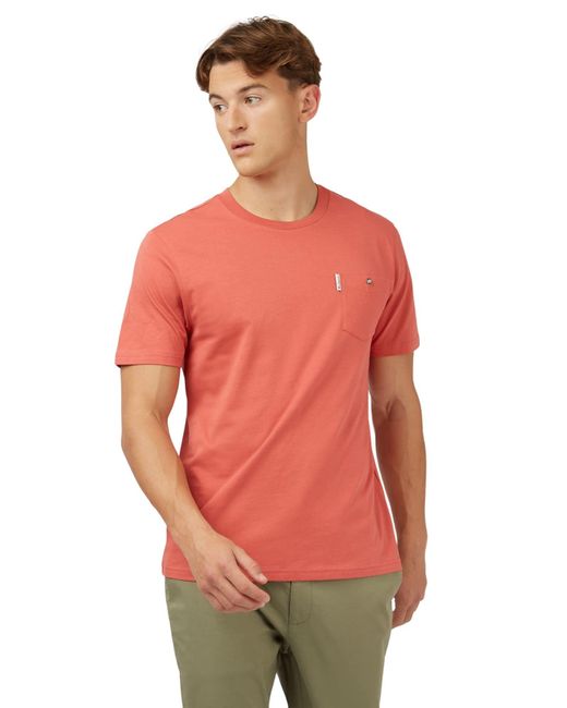 Ben Sherman Kurzärmeliges T-Shirt in Red für Herren