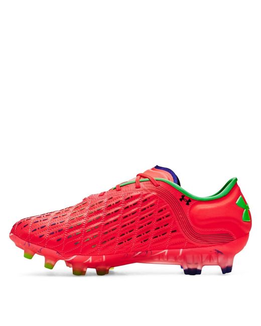 Red under armour soccer cleats sale