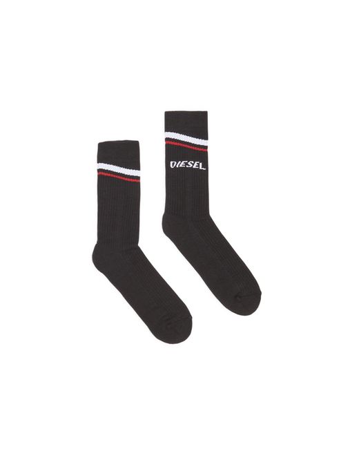 DIESEL Black Skm-ray Socks for men