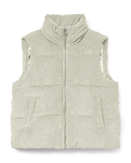 VMDEBRA SHORT WAISTCOAT GA ENT di Vero Moda in White