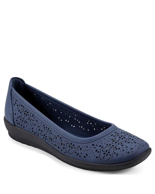 Easy Spirit Blue Alessia3 Ballet Flat